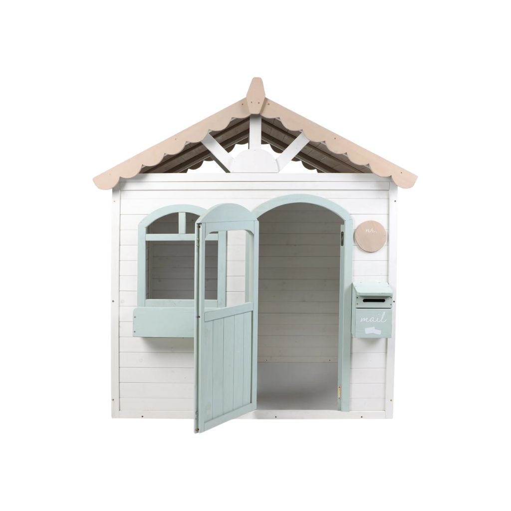 Little Dutch Maisonnette De Jeu d'extérieur En Bois Blanche