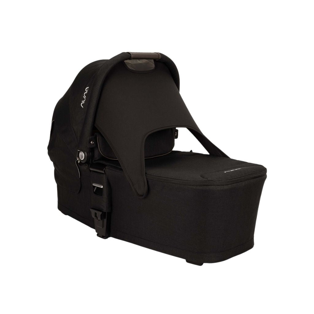 Nuna 3-in-1 Kinderwagen Mixx Next Caviar-Chocolate + Draagmand Caviar + Draagbare autostoel Groep 0+ Pipa Urbn Caviar