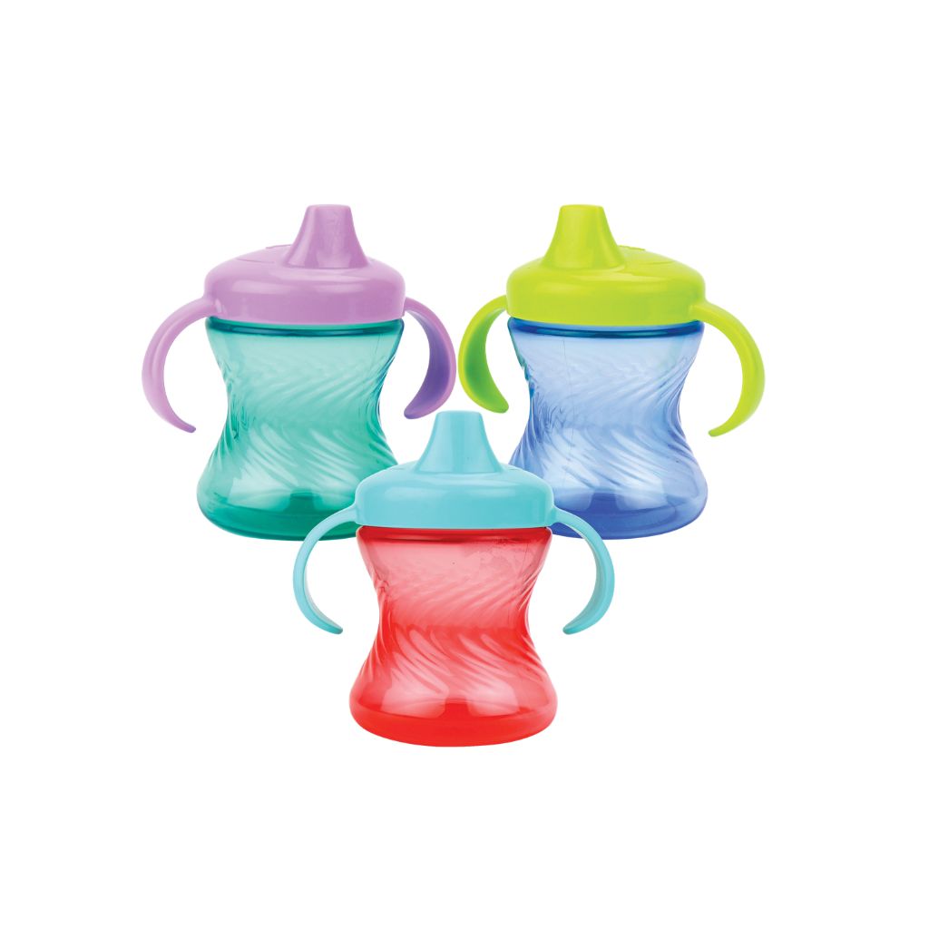 Nûby Evolutieve Drinkbeker Harde Tuit en Handvaten Mystery Kleur / Design 210 ml - 1 Stuk