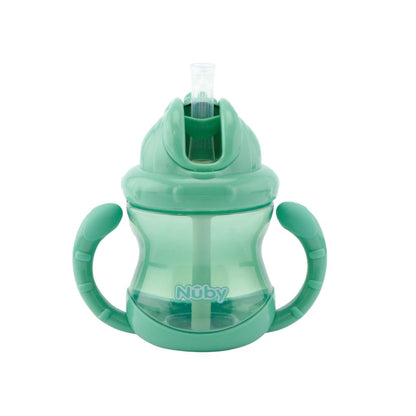 Nûby Oefenbeker Met Rietje Flip-It Mystery Kleur / Design 240 ml - 1 Stuk