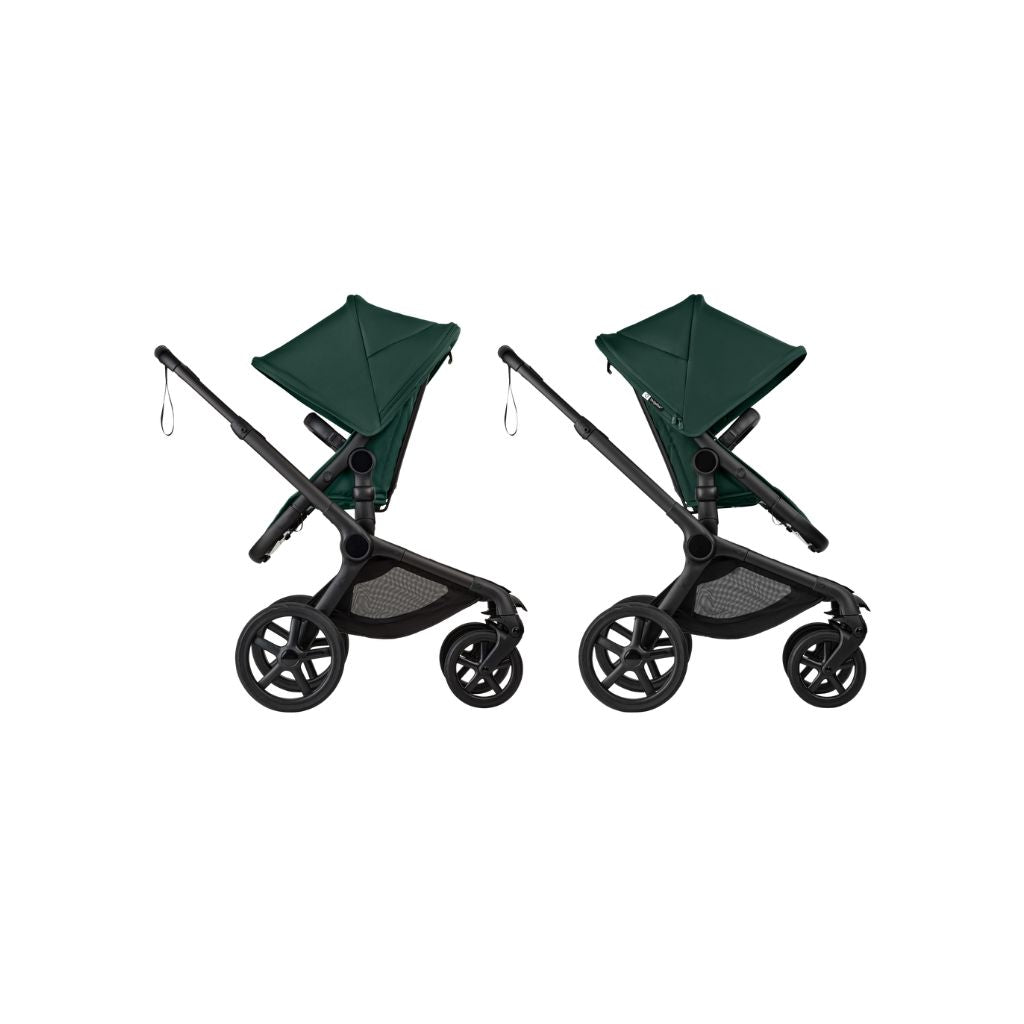 Bugaboo 2-in-1 kinderwagen Fox 5 Renew Fern Green + Draagmand Fern Green