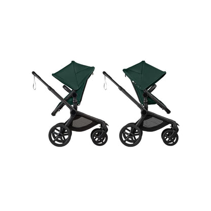 Bugaboo 2-in-1 kinderwagen Fox 5 Renew Fern Green + Draagmand Fern Green