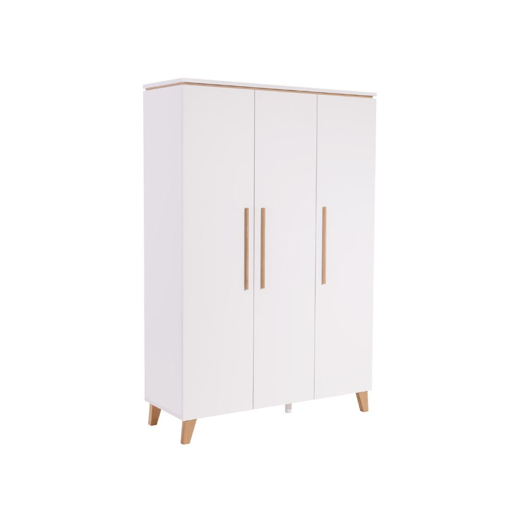 Transland Armoire à 3 Portes Vito Mira Chalk-White