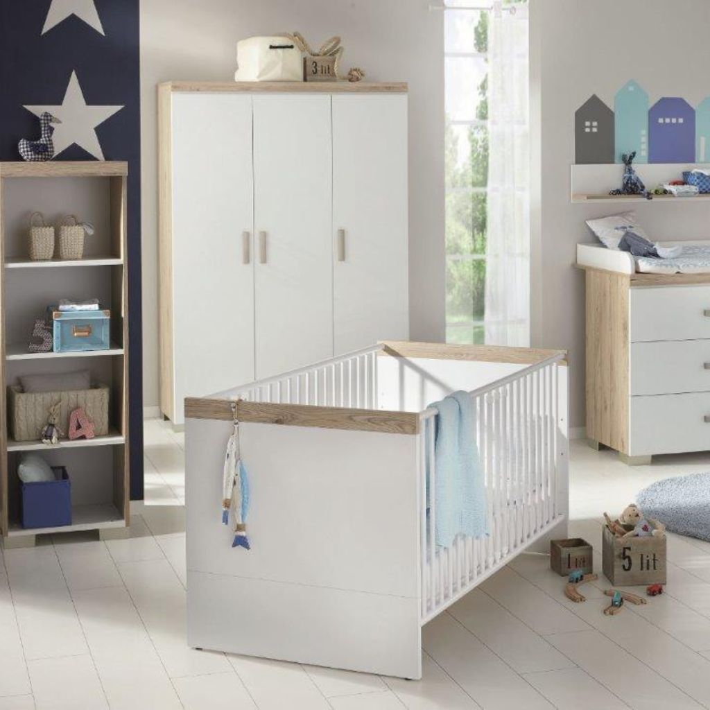 Transland Kast Met 3 Deuren Hilja Eik Bordeaux Chalk-White