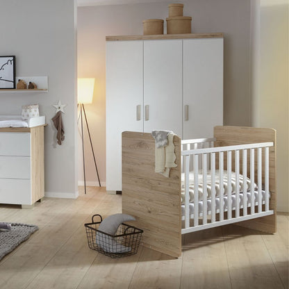 Transland Babybed / Peuterbed Hilja Meegroeibed B 60 x L 120 cm Chalk-White