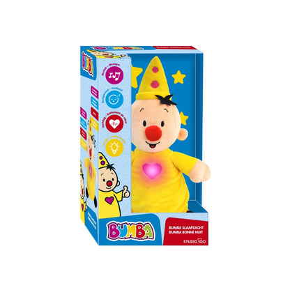 Studio 100 Bumba Knuffel Slaapzacht Met Muziek En Geluid Geel 40 cm