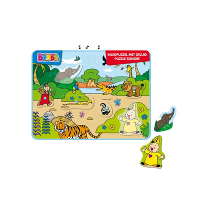 Studio 100 Bumba Houten Inlegpuzzel Met Geluid Multi
