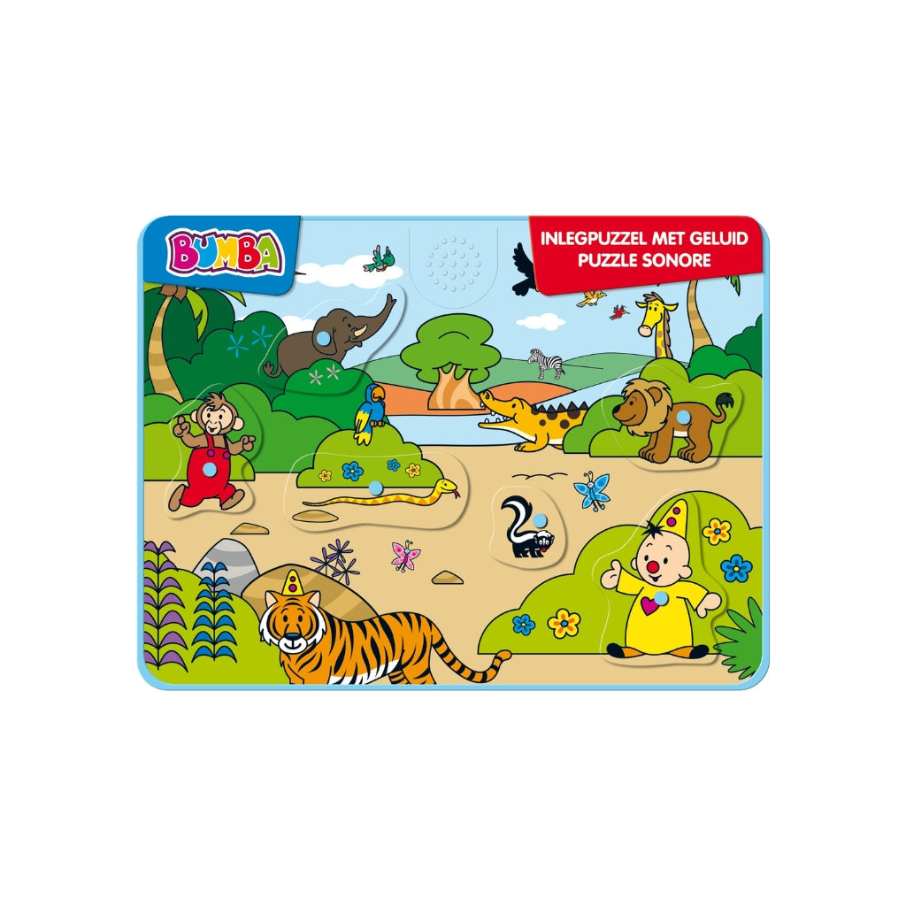 Studio 100 Bumba Houten Inlegpuzzel Met Geluid Multi