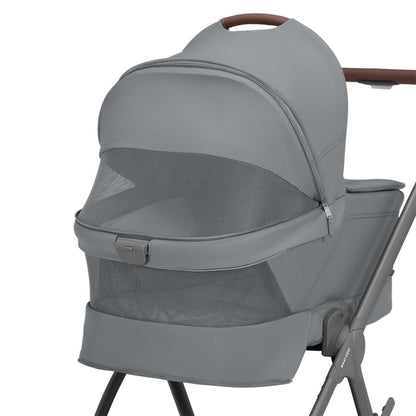 Maxi-Cosi 2-in-1 Poussette Oxford+ Moon Graphite + Nacelle Pliable Moon Graphite