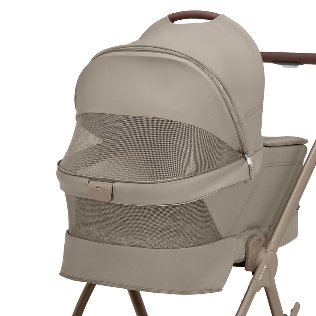 Maxi-Cosi 2-in-1 Poussette Oxford+ Oak Truffle + Nacelle Pliable Oak Truffle