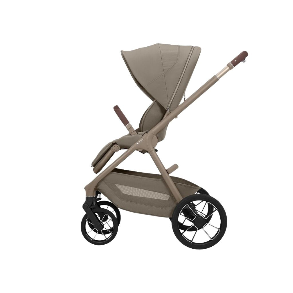 Maxi-Cosi 2-in-1 Poussette Oxford+ Oak Truffle + Nacelle Pliable Oak Truffle