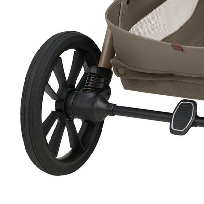 Maxi-Cosi 2-in-1 Poussette Oxford+ Oak Truffle + Nacelle Pliable Oak Truffle