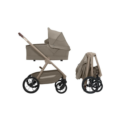 Maxi-Cosi 2-in-1 Poussette Oxford+ Oak Truffle + Nacelle Pliable Oak Truffle