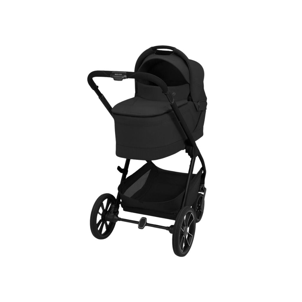 Maxi-Cosi 2-en-1 Poussette Oxford+ Onyx Black + Nacelle Pliable Onyx Black