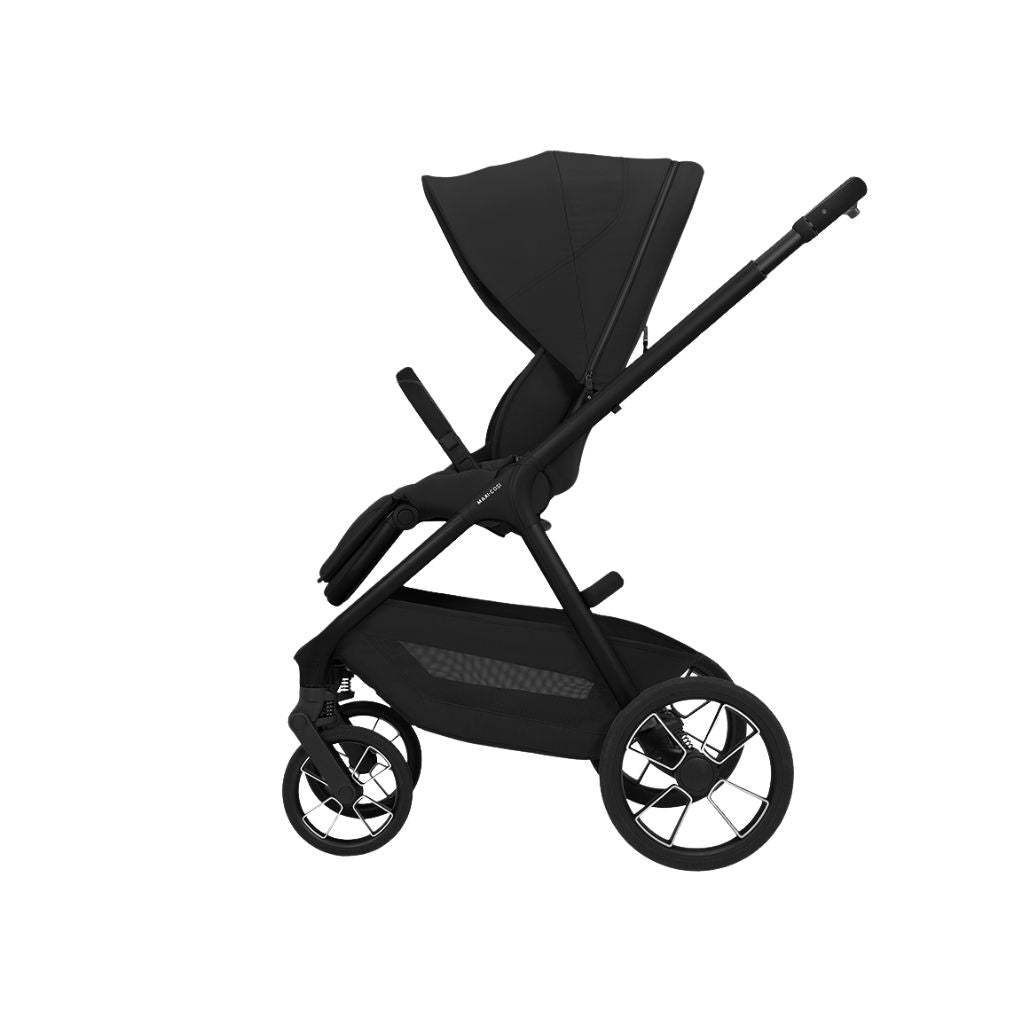 Maxi-Cosi 2-en-1 Poussette Oxford+ Onyx Black + Nacelle Pliable Onyx Black