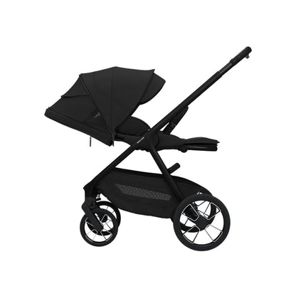 Maxi-Cosi 2-en-1 Poussette Oxford+ Onyx Black + Nacelle Pliable Onyx Black