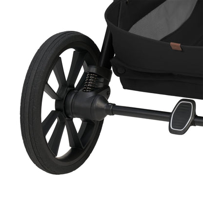Maxi-Cosi 2-en-1 Poussette Oxford+ Onyx Black + Nacelle Pliable Onyx Black