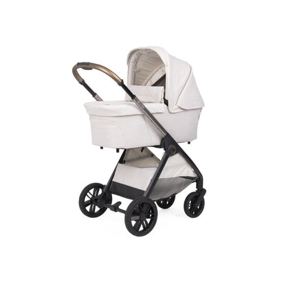 Chicco 3-in-1 Kinderwagen Trio Bellagio Amber Glow + Draagmand Flexi Amber Glow + Draagbare autostoel Groep 0+ First Seat Recline i-Size Amber Glow + Basis i-size 360°