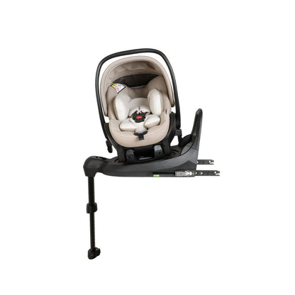 Chicco 3-in-1 Kinderwagen Trio Bellagio Amber Glow + Draagmand Flexi Amber Glow + Draagbare autostoel Groep 0+ First Seat Recline i-Size Amber Glow + Basis i-size 360°