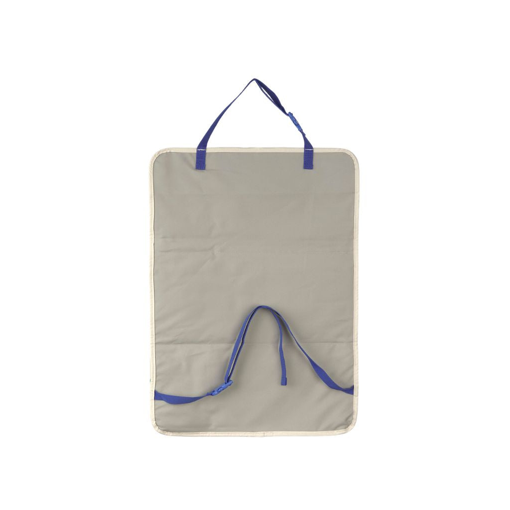 Lässig Sac De Rangement Car Wrap-to-Go Happy Trails Frog Beige / Blue