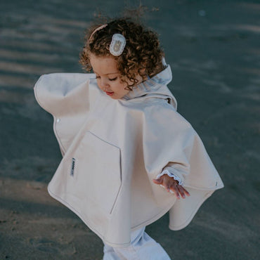 AeroMoov  Poncho De Pluie Chevron Cream