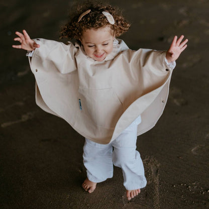 AeroMoov  Poncho De Pluie Chevron Cream