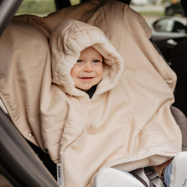 AeroMoov  Poncho d'hiver  Chevron Cream