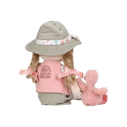 Little Dutch Knuffelpop Safari Friends Ranger Rosa