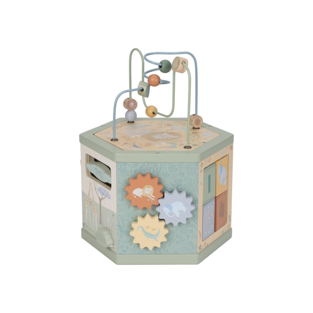 Little Dutch Cube d'activités Safari Friends Multi