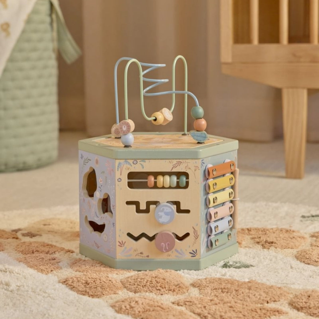 Little Dutch Cube d'activités Safari Friends Multi