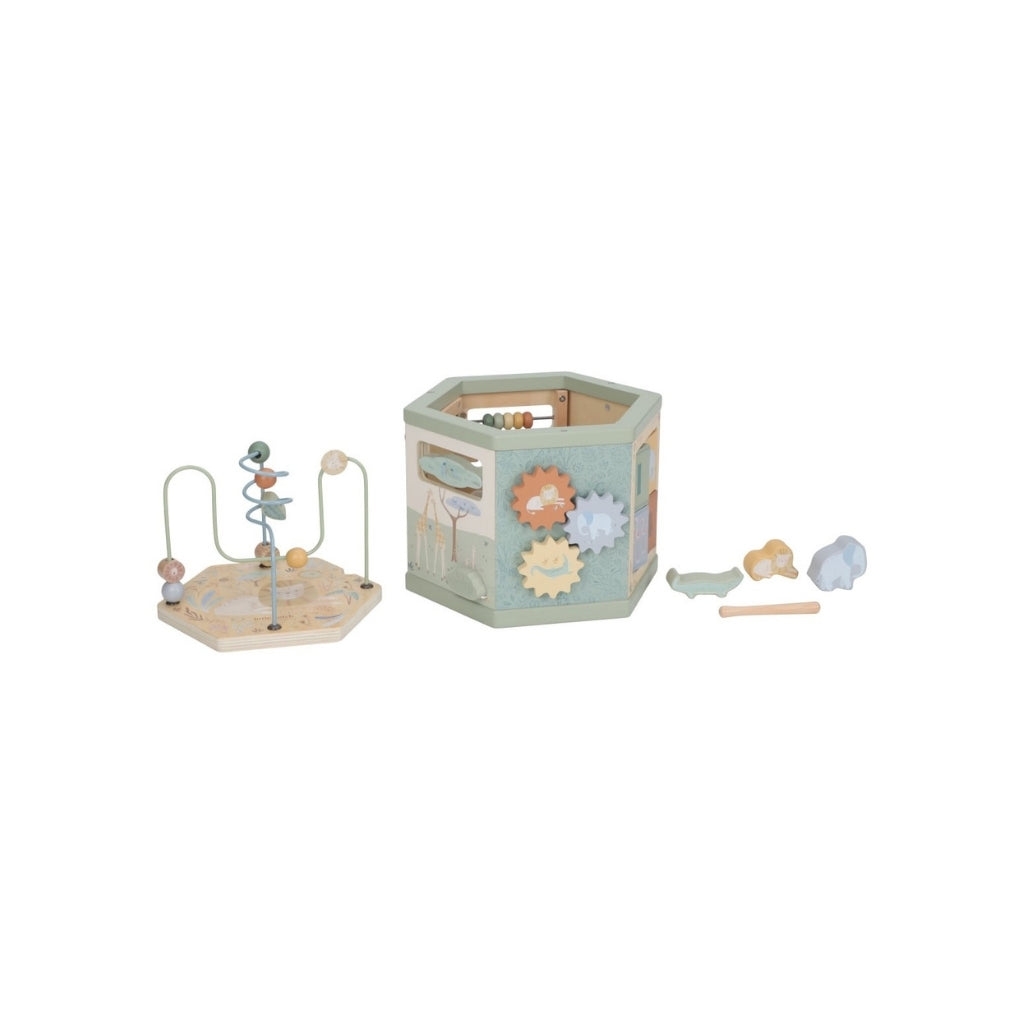 Little Dutch Cube d'activités Safari Friends Multi