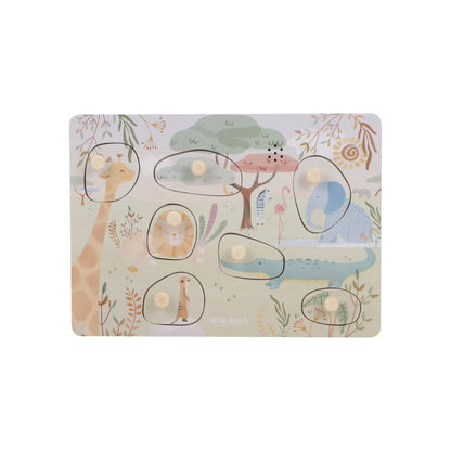 Little Dutch Puzzle Sonore Safari Friends Multi
