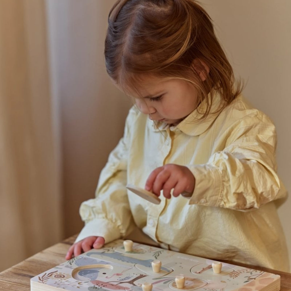 Little Dutch Puzzle Sonore Safari Friends Multi