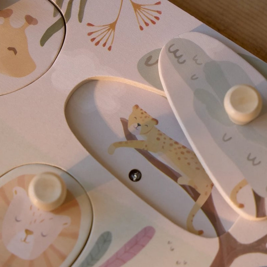 Little Dutch Puzzle Sonore Safari Friends Multi
