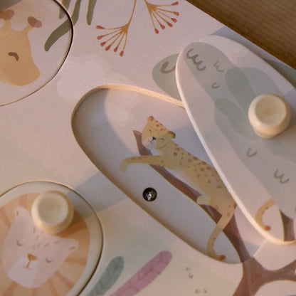 Little Dutch Puzzle Sonore Safari Friends Multi