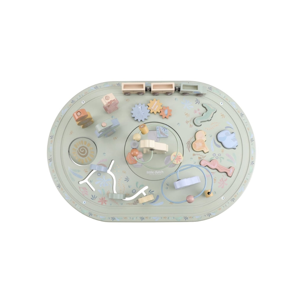 Little Dutch Table d'activités XL Safari Friends Vert 