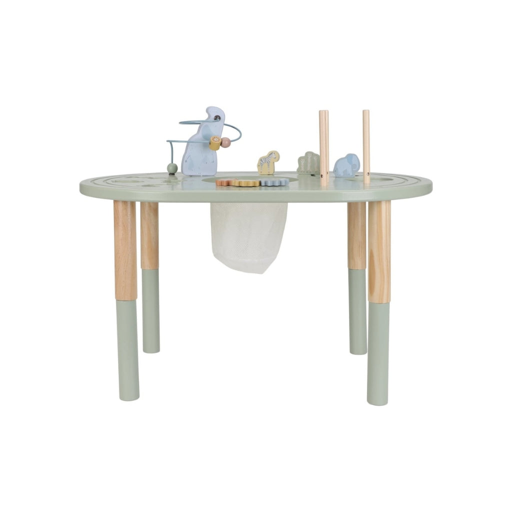 Little Dutch Table d'activités XL Safari Friends Vert 