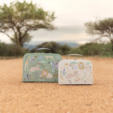 Little Dutch Petite Valise Safari Friends Vert 