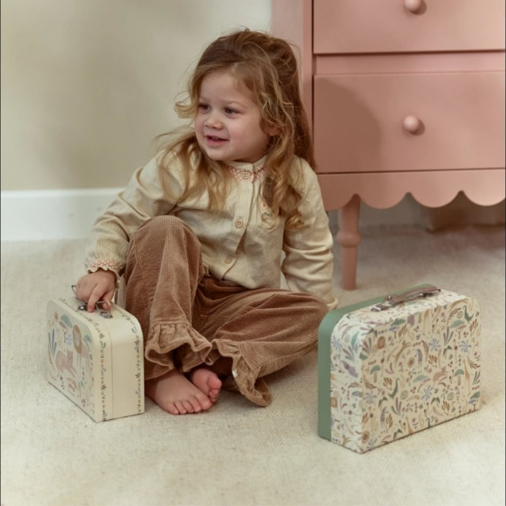 Little Dutch Petite Valise Safari Friends Vert 