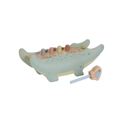 Little Dutch Banc De Marteau Safari Friends Crocodile Vert 