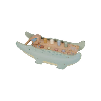 Little Dutch Banc De Marteau Safari Friends Crocodile Vert 