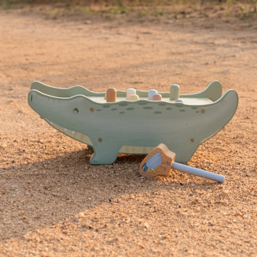 Little Dutch Banc De Marteau Safari Friends Crocodile Vert 