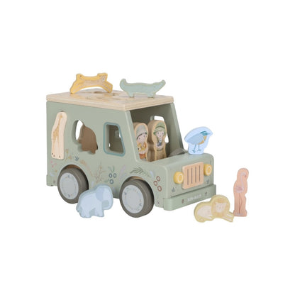 Little Dutch Trieuse Par Forme Safari Friends Voiture Verte