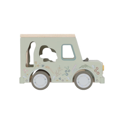 Little Dutch Trieuse Par Forme Safari Friends Voiture Verte