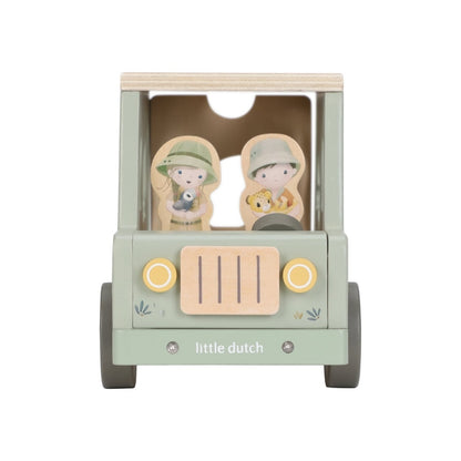 Little Dutch Trieuse Par Forme Safari Friends Voiture Verte