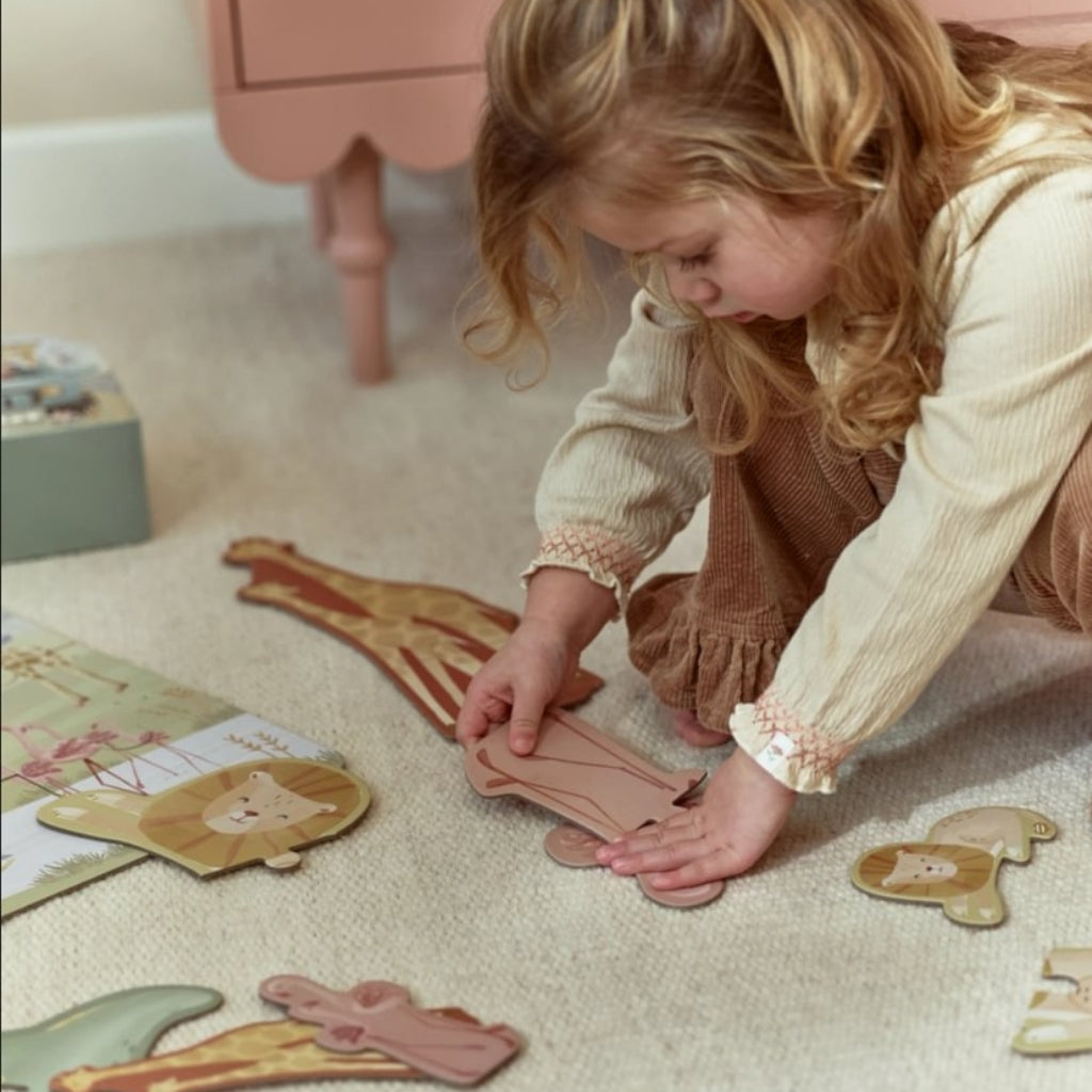 Little Dutch Puzzles en Bois Safari Friends Multi