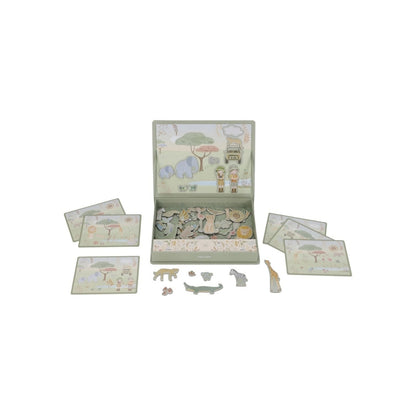 Little Dutch Tableau De Jeu Magnétique Safari Friends Vert