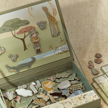 Little Dutch Magnetisch Speelbord Safari Friends Groen