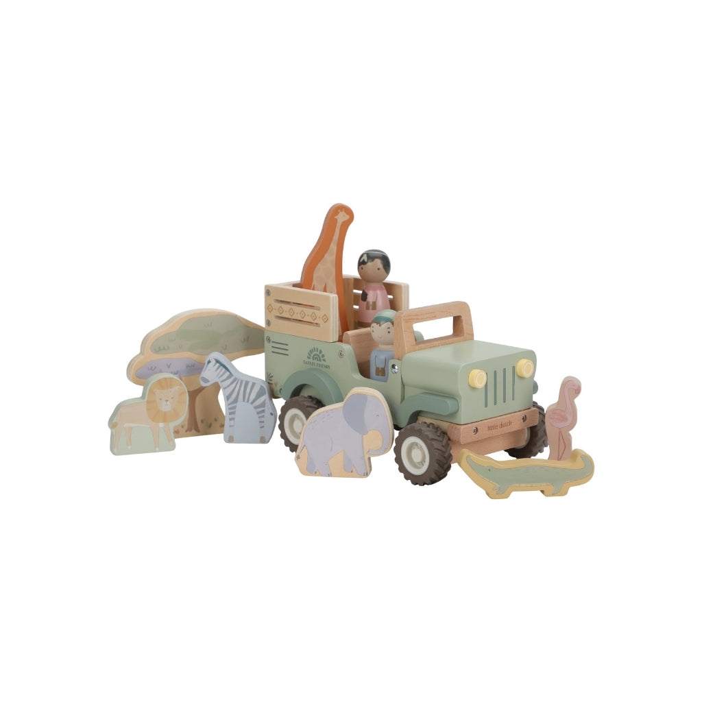 Little Dutch Jeep De Safari Avec Des Animaux Safari Friends Multi