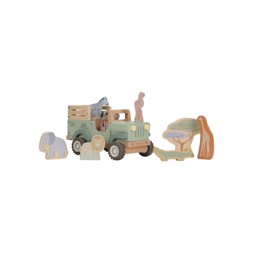 Little Dutch Jeep De Safari Avec Des Animaux Safari Friends Multi
